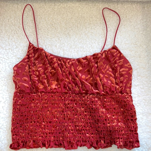 Leopard Print Velvet Tank, Urban Outfitters, Size Small, Worn Once - Picture 1 of 2